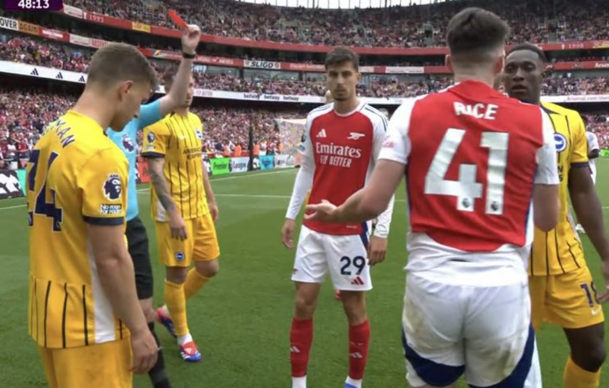 Ο Ράις βούλωσε τα στόματα όλων στην Άρσεναλ – «Σωστή η αποβολή μου!» (vid)