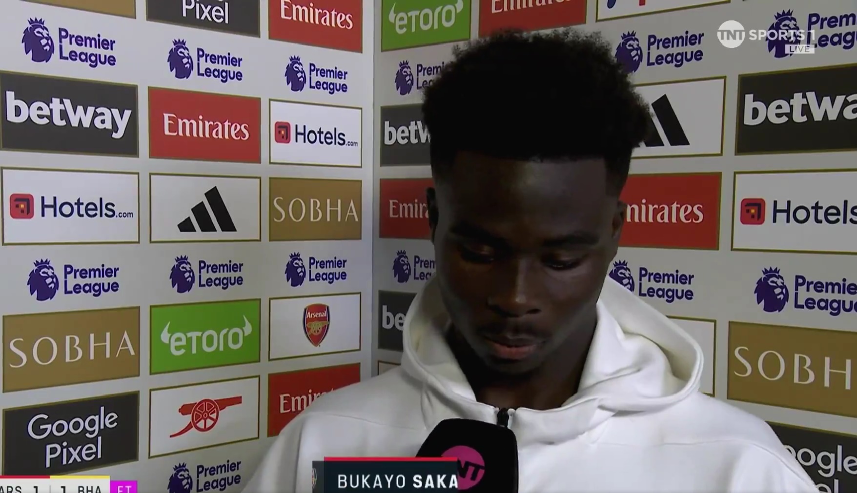 Σάκα: «Δεν ζητήσαμε τίποτα παραπάνω από τα αυτονόητα» (vid)