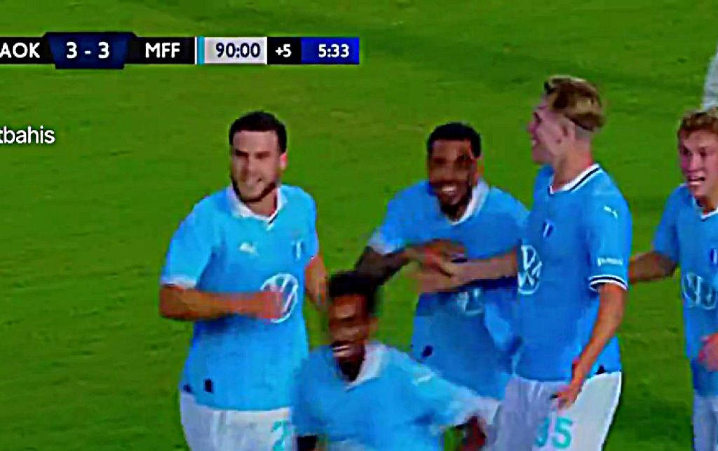 ΠΑΟΚ – Μάλμε: 3-3 στο 90+6′ με… μπιλιάρδο και παράταση στην Τούμπα (vid)