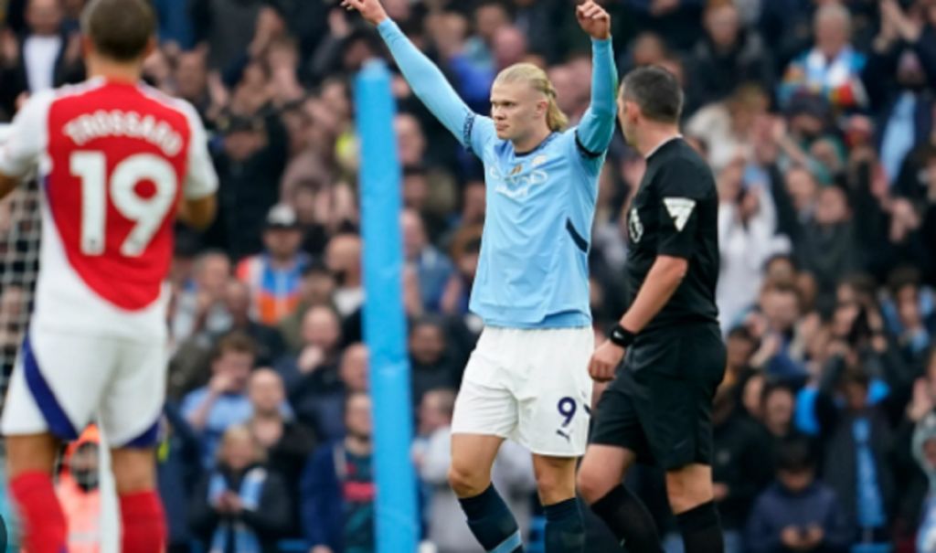 H Μάντσεστερ Σίτι γιορτάζει το αδιανόητο 100αρι του Έρλινγκ Χάαλαντ (vid)