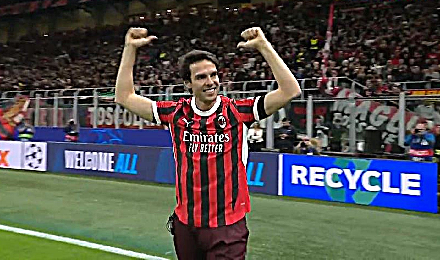 «Τρέλα» στο «Σαν Σίρο» – Ο Κακά ξαναφόρεσε τη φανέλα της Μίλαν κι αποθεώθηκε (vid)