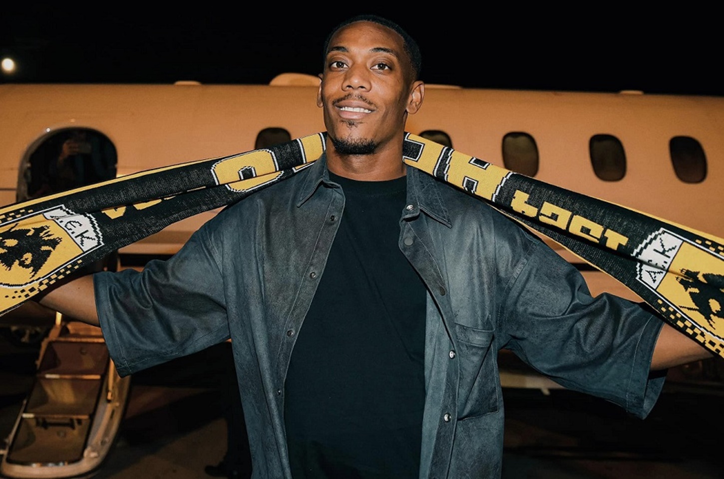 Στην ΑΕΚ ο Μαρσιάλ βγήκε και πάλι το χαμόγελό του! (pic)