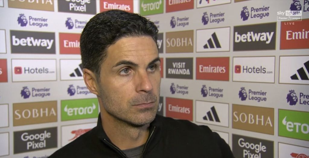 Αρτέτα: «Ήμασταν καλύτεροι και έπρεπε να νικήσουμε»