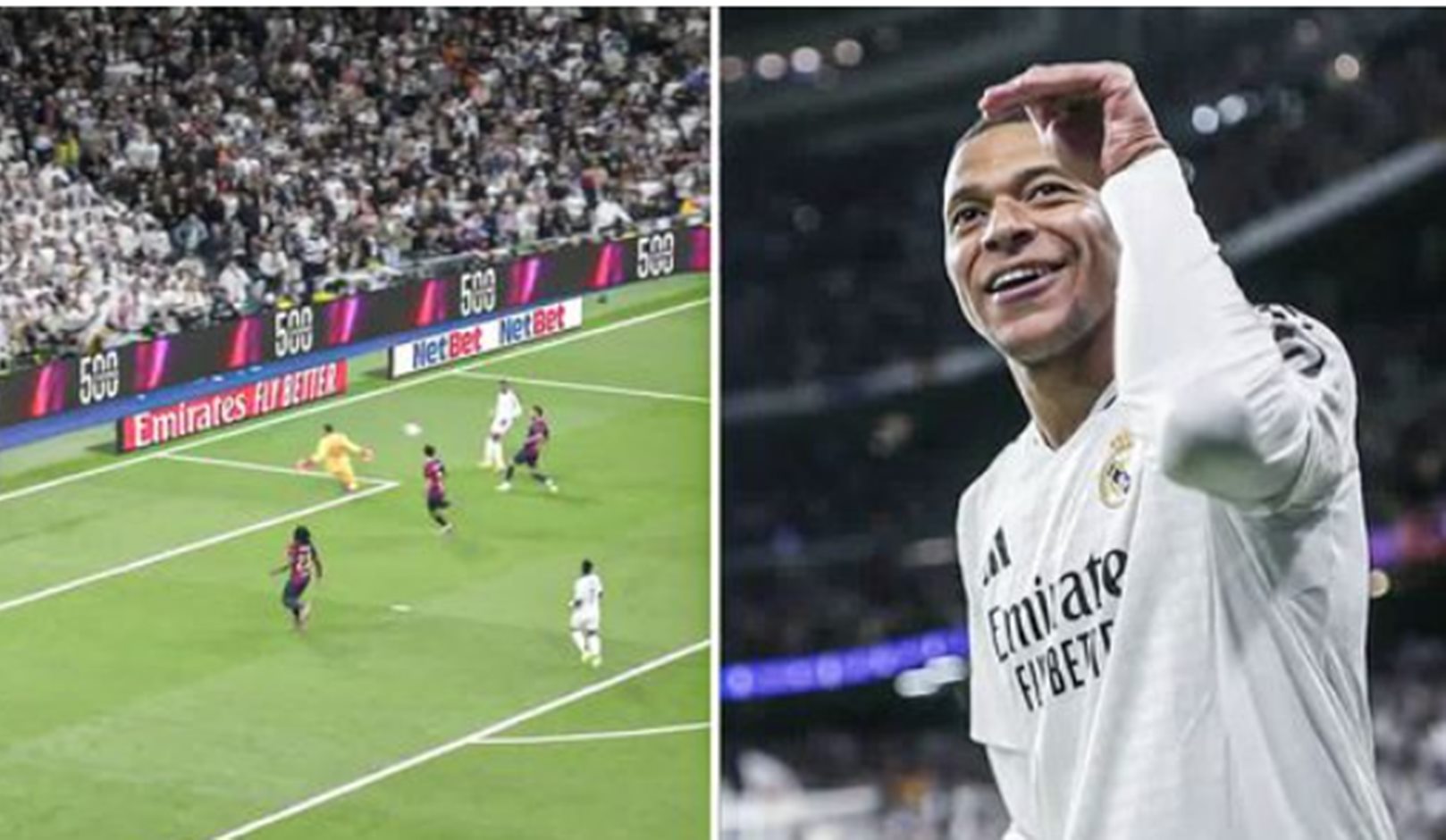 Ρεάλ Μαδρίτης – Μπαρτσελόνα: Το έβαλε ο Μπαπέ, αλλά το VAR είχε άλλη γνώμη! (vid)