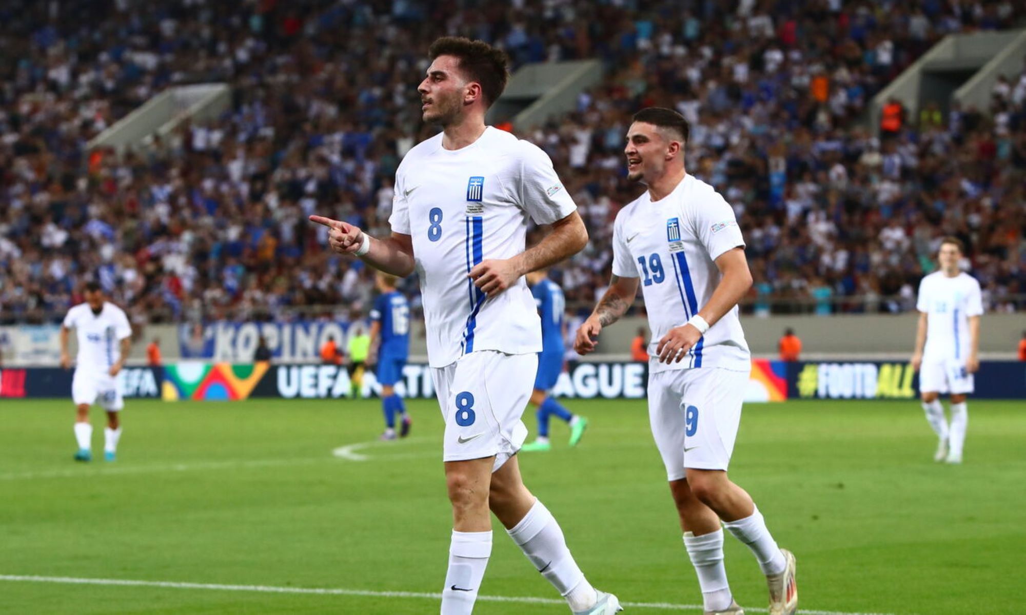 Η αποστολή της Εθνικής Ελλάδος για τα ματς με Αγγλία και Ιρλανδία