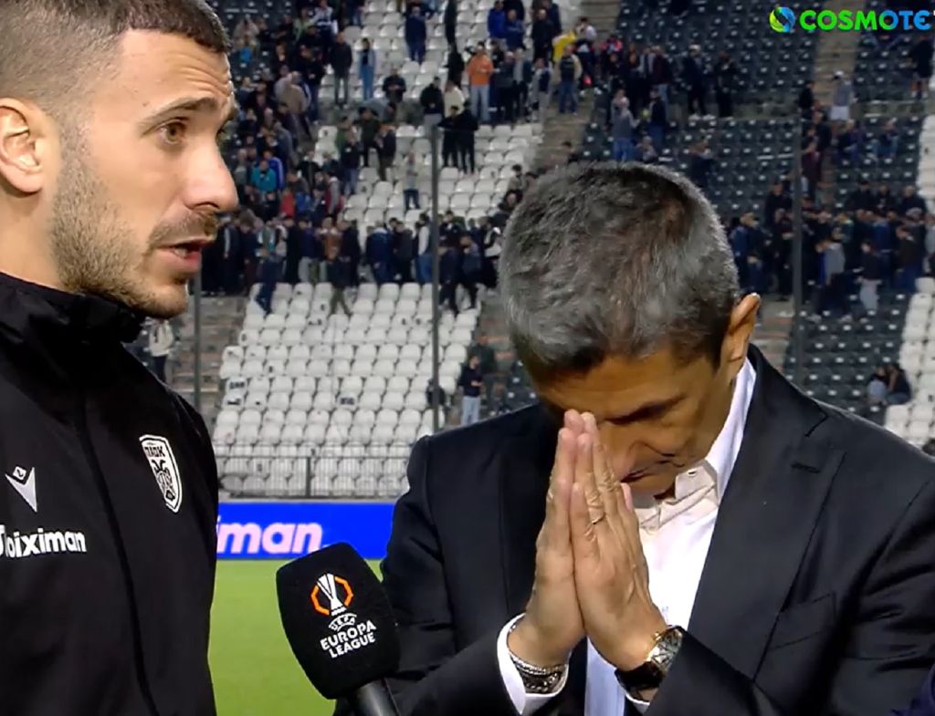 Ο Λουτσέσκου υποκλίθηκε στο κοινό του ΠΑΟΚ (vid)