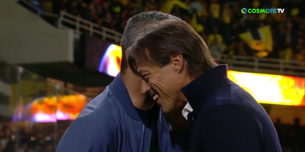 ΑΕΚ – ΠΑΟΚ: Αυτό θα πει ποδοσφαιρικός πολιτισμός – Έγιναν κολλητοί Αλμέιδα και Λουτσέσκου! (vids)