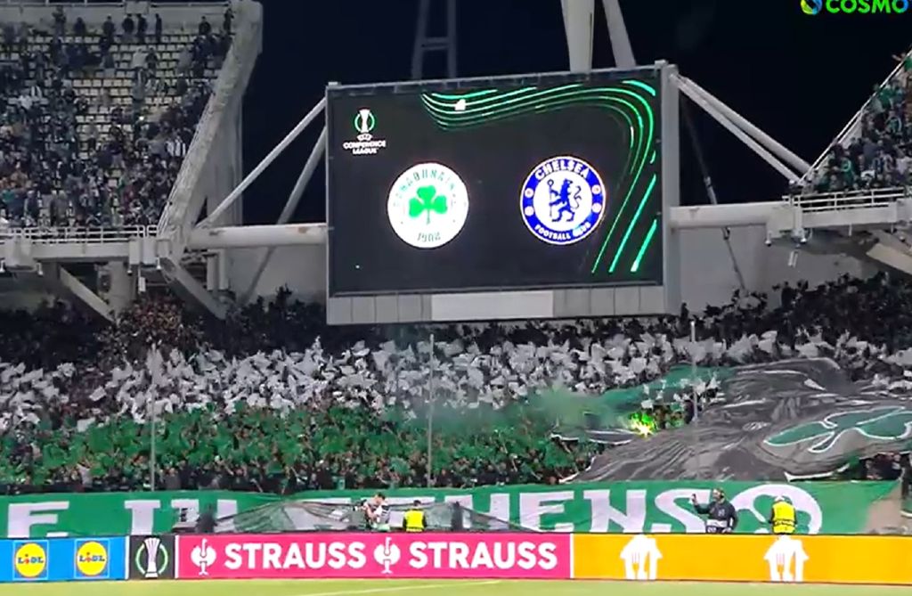 Παναθηναϊκός – Τσέλσι: Η είσοδος των δύο ομάδων στο «καυτό» ΟΑΚΑ (vid)