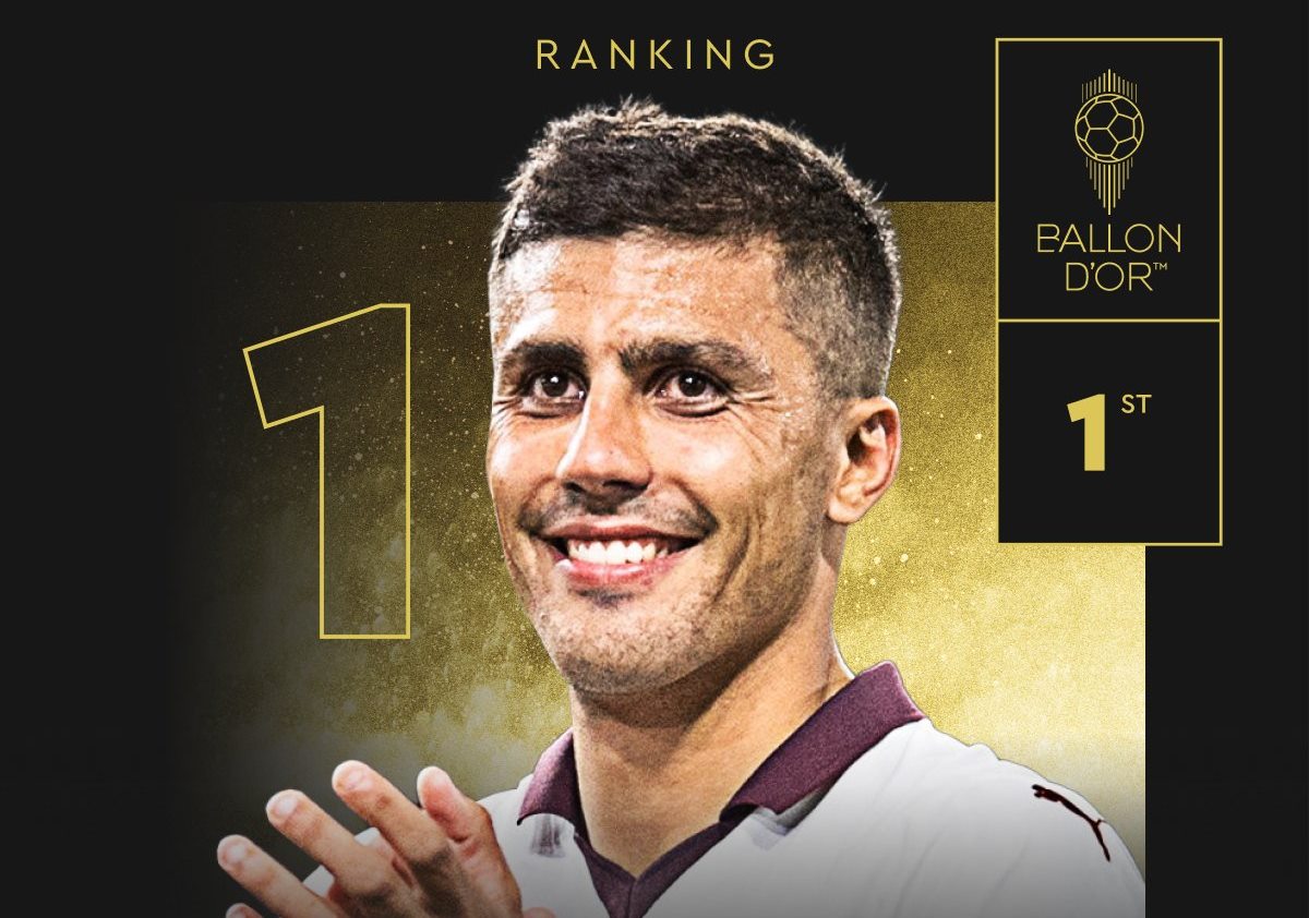 Χρυσή Μπάλα 2024: Ο Ρόδρι την έκανε δική του! (pic/vid)