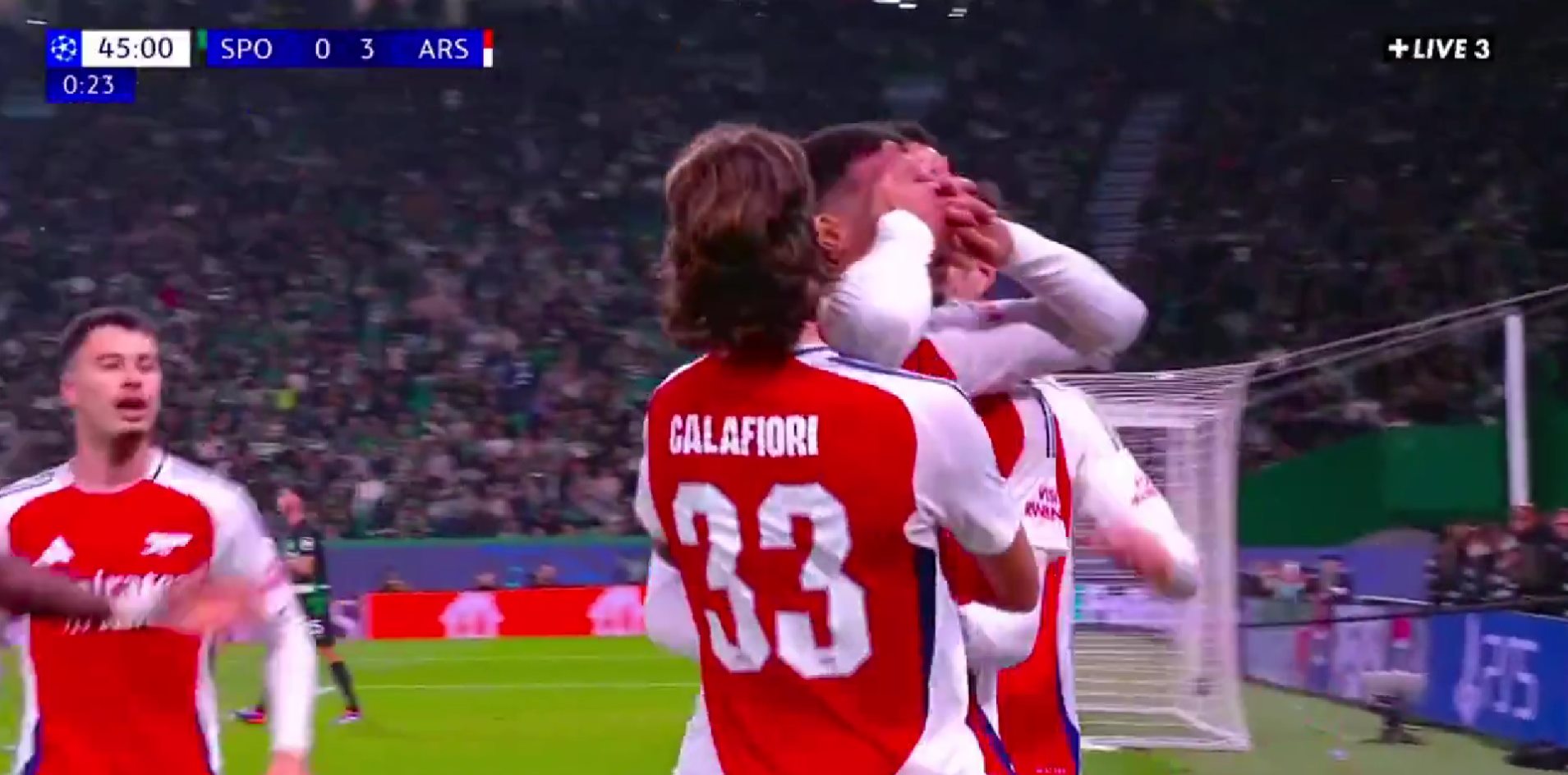 Αυτό θα πει… αλητεία: Ο Γκάμπριελ έκανε το 3-0 και πανηγύρισε σαν τον Γιόκερες! (vid)