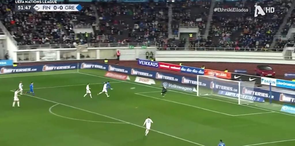 Επίθεση για σεμινάριο από την Εθνική και υπέροχο τελείωμα Μπακασέτα για το 1-0! (vid)