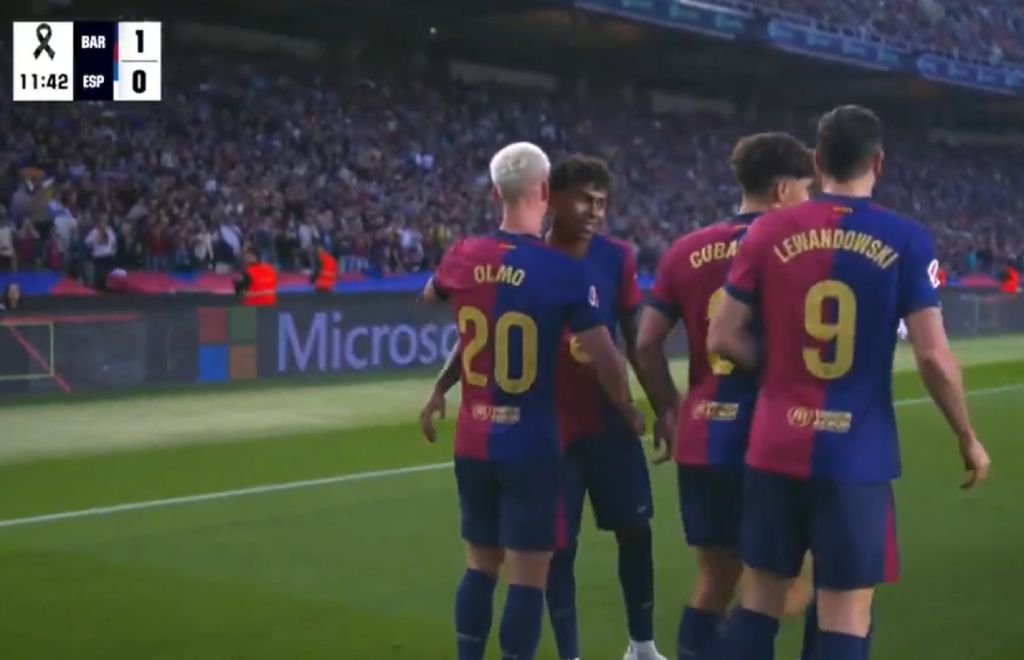 Μπαρτσελόνα – Εσπανιόλ: «Ζωγράφος» Γιαμάλ – Εκτελεστής Όλμο (vid)