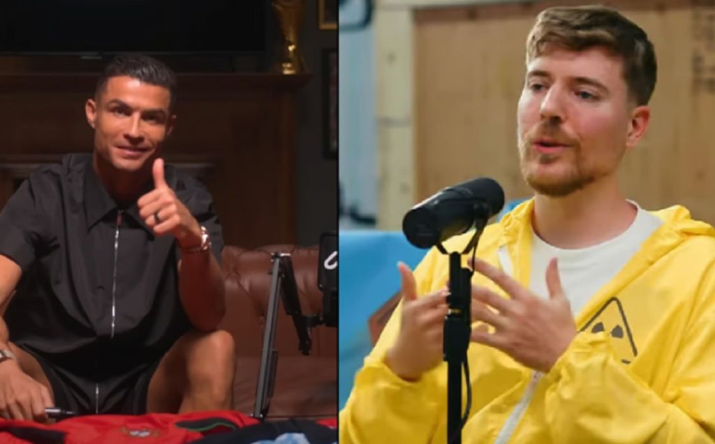 Συνάντηση μεγατόνων μεταξύ Κριστιάνο και MrBeast (pics)