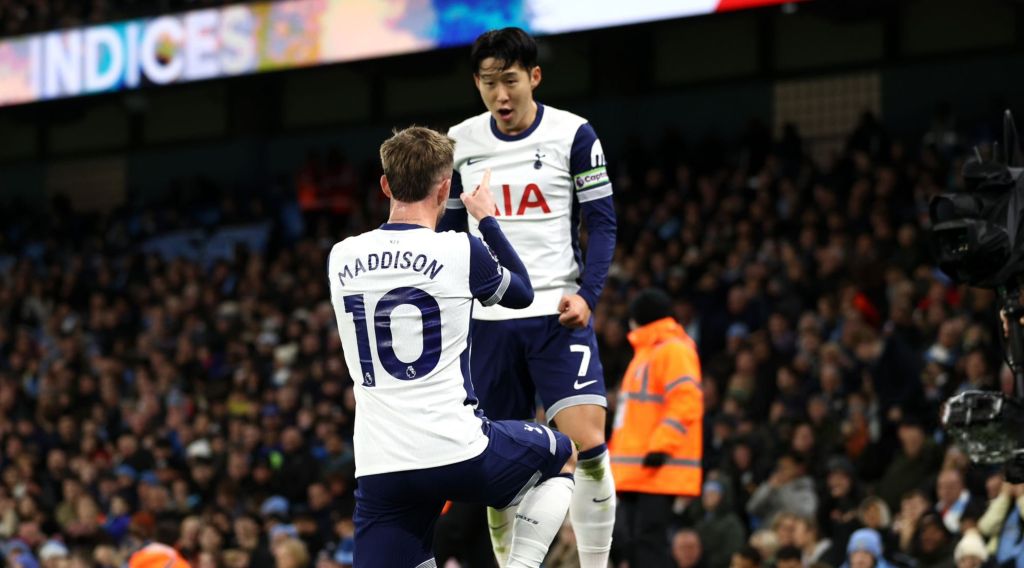 ΟΡΓΙΑ από την Τότεναμ μέσα στο «Έτιχαντ» με δύο γκολ από τον Μάντισον! (vid)