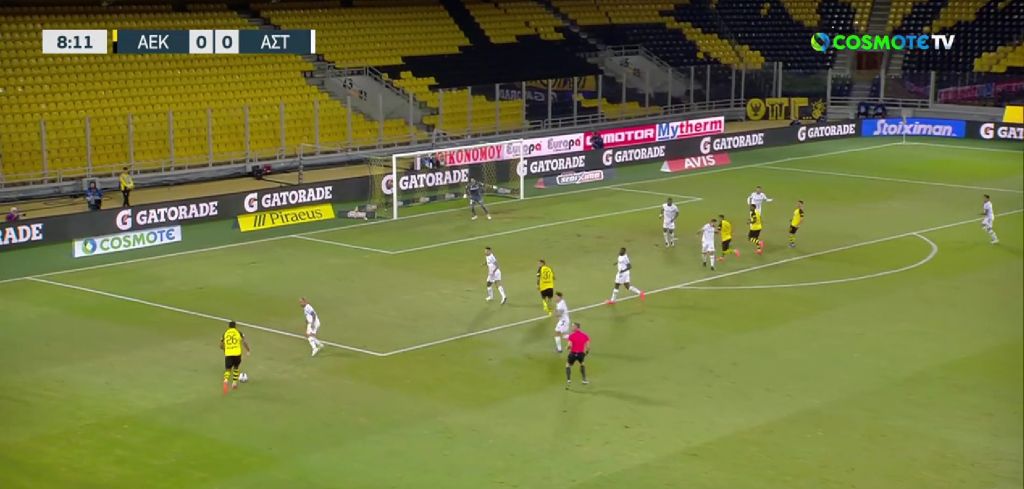 Μαγικό γκολ από την ΑΕΚ: Όλα ξεκίνησαν από τον Μαρσιάλ! (vid)