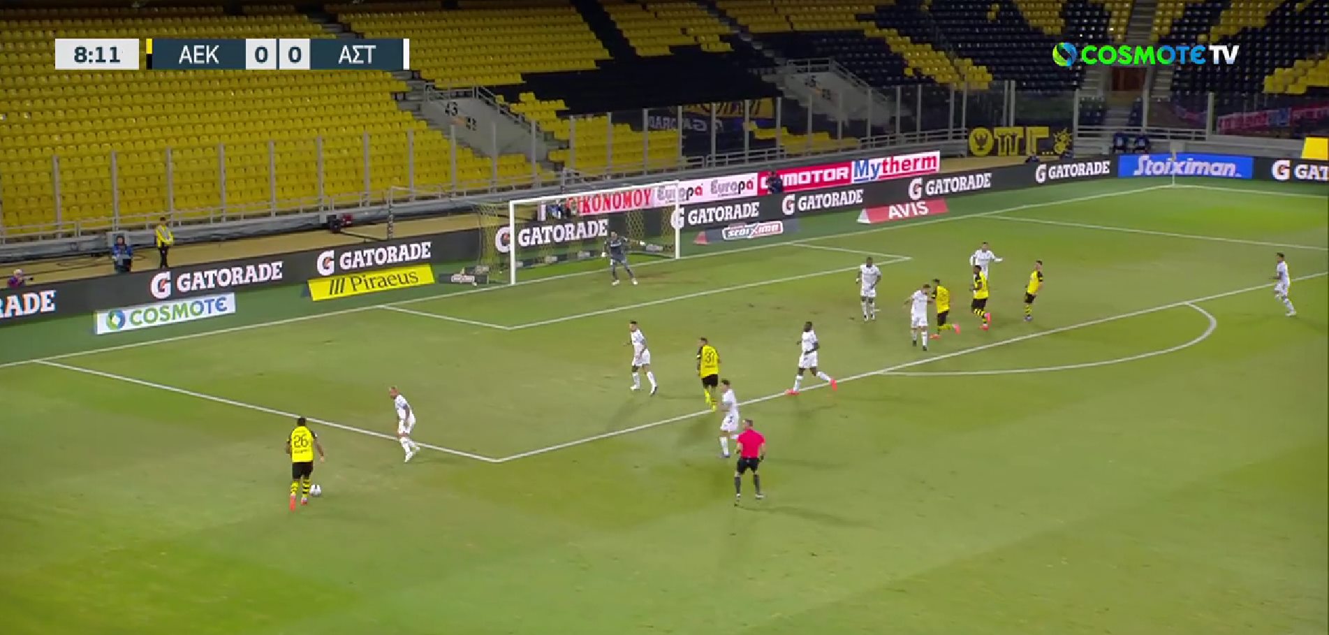 Μαγικό γκολ από την ΑΕΚ: Όλα ξεκίνησαν από τον Μαρσιάλ! (vid)