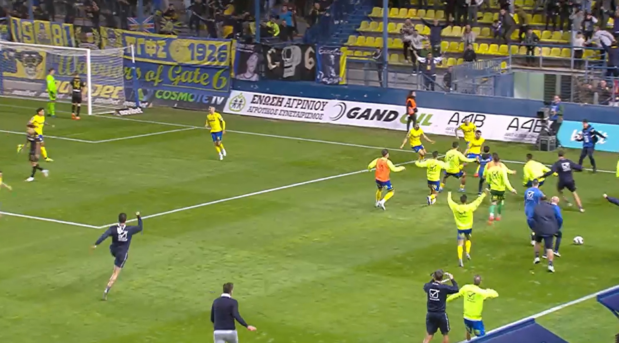 Παναιτωλικός – Άρης: Πανζουρλισμός στο Αγρίνο και buzzer beater στο 90+10′ (vid)