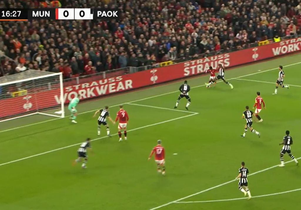 Το πέναλτι που ζήτησε – και δεν πήρε – η Γιουνάιτεντ από τον ΠΑΟΚ (vid)