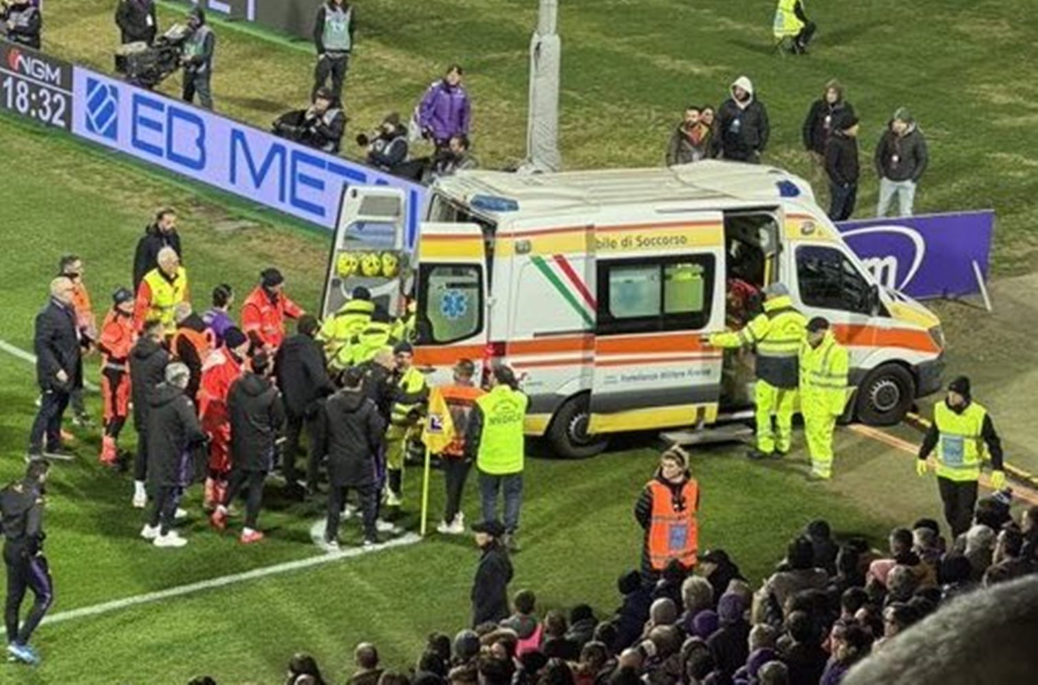 Φιορεντίνα – Ίντερ: Ουρλιαχτά από τους παίκτες και δάκρυα την ώρα που κατέρρευσε ο Μποβέ! (vids)