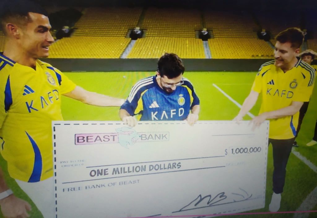 MrBeast – Κριστιάνο: Ο μάγκας που κέρδισε τον «CR7» και πήρε.. 1 εκατ. ευρώ (vid)