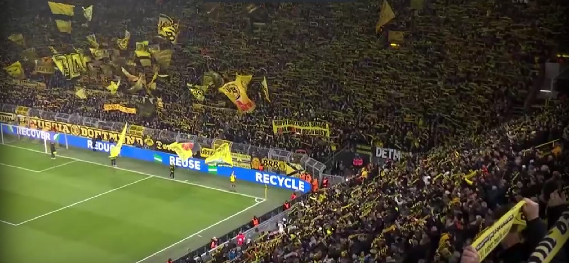 Δίνει μαθήματα εξέδρας και πάλι ο κόσμος της Ντόρτμουντ! (vid)