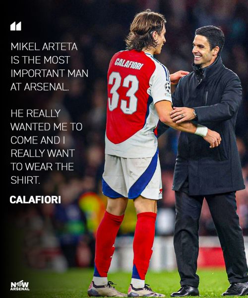 Αναλυτικά όλα όσα είπε ο Ρικάρντο Καλαφιόρι για τη μεταγραφή του στην Άρσεναλ και τον Μίκελ Αρτέτα: