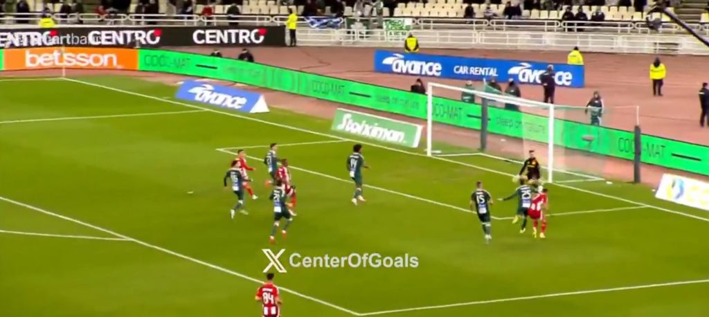 Ωραία επίθεση του Ολυμπιακού και 1-1 με τον Γιάρεμτσουκ! (vid)