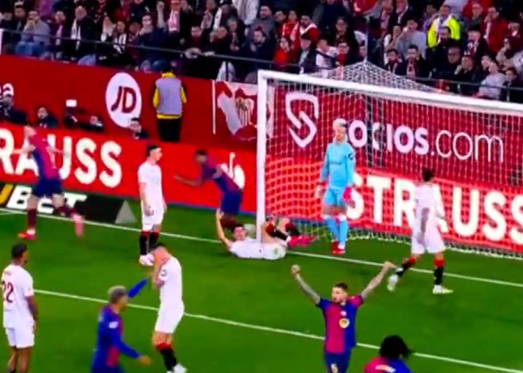 Σεβίλλη – Μπαρτσελόνα: «Φωτιά» στο Πιθχουάν με δύο γκολ σε δύο λεπτά