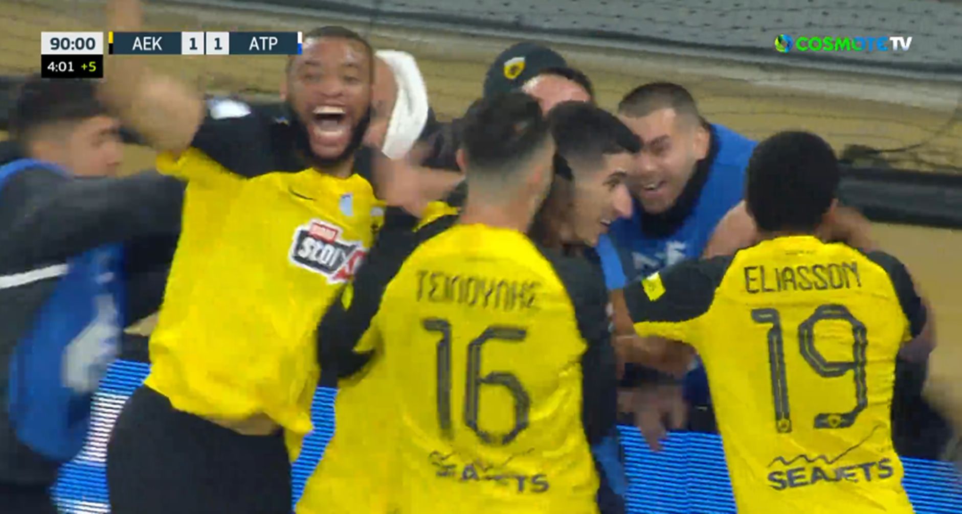 AEK: Αυτό είναι το γκολ του Μάνταλου στο 94′ που τον έκανε…viral! (vid)