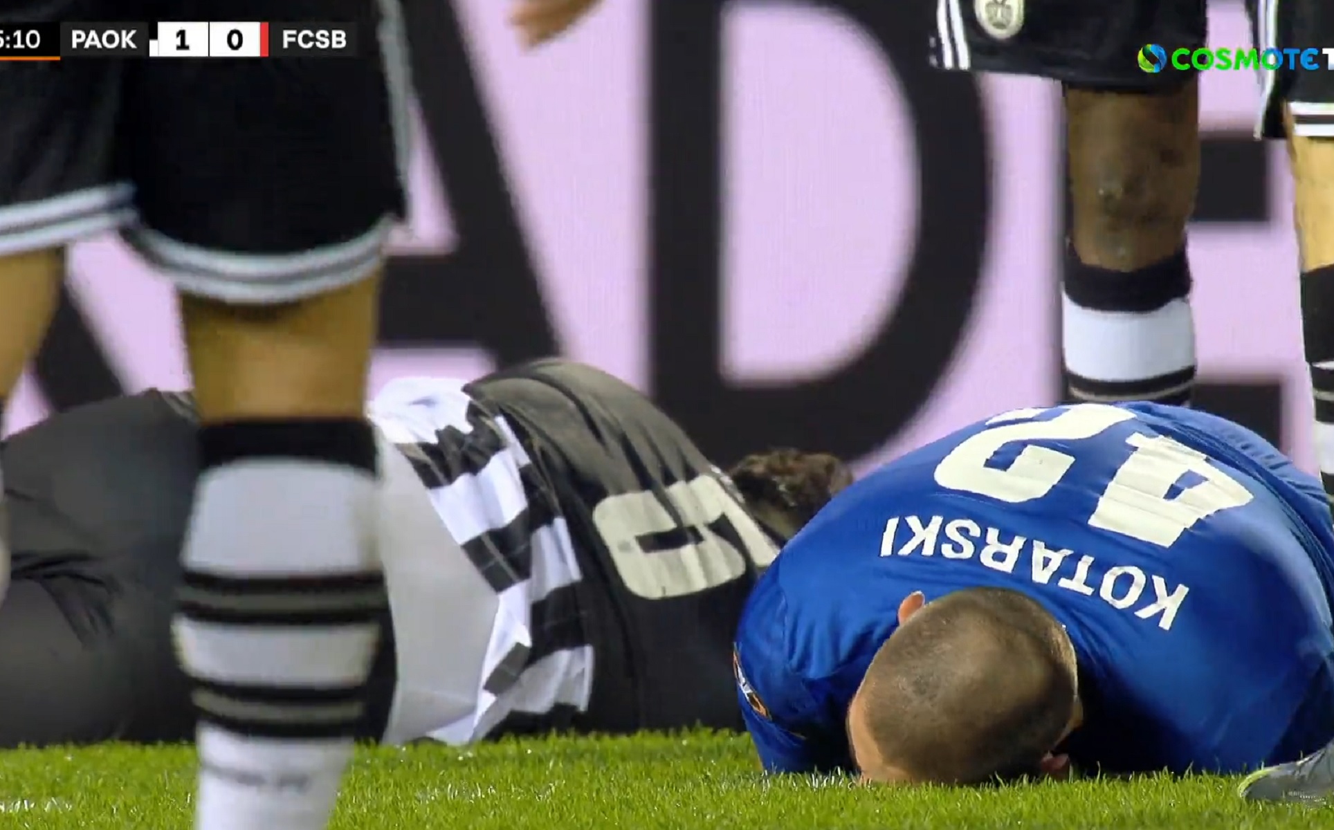 Σφοδρή σύγκρουση Μιχαηλίδη – Κοτάρσκι, παγωμάρα στη Τούμπα (vid)