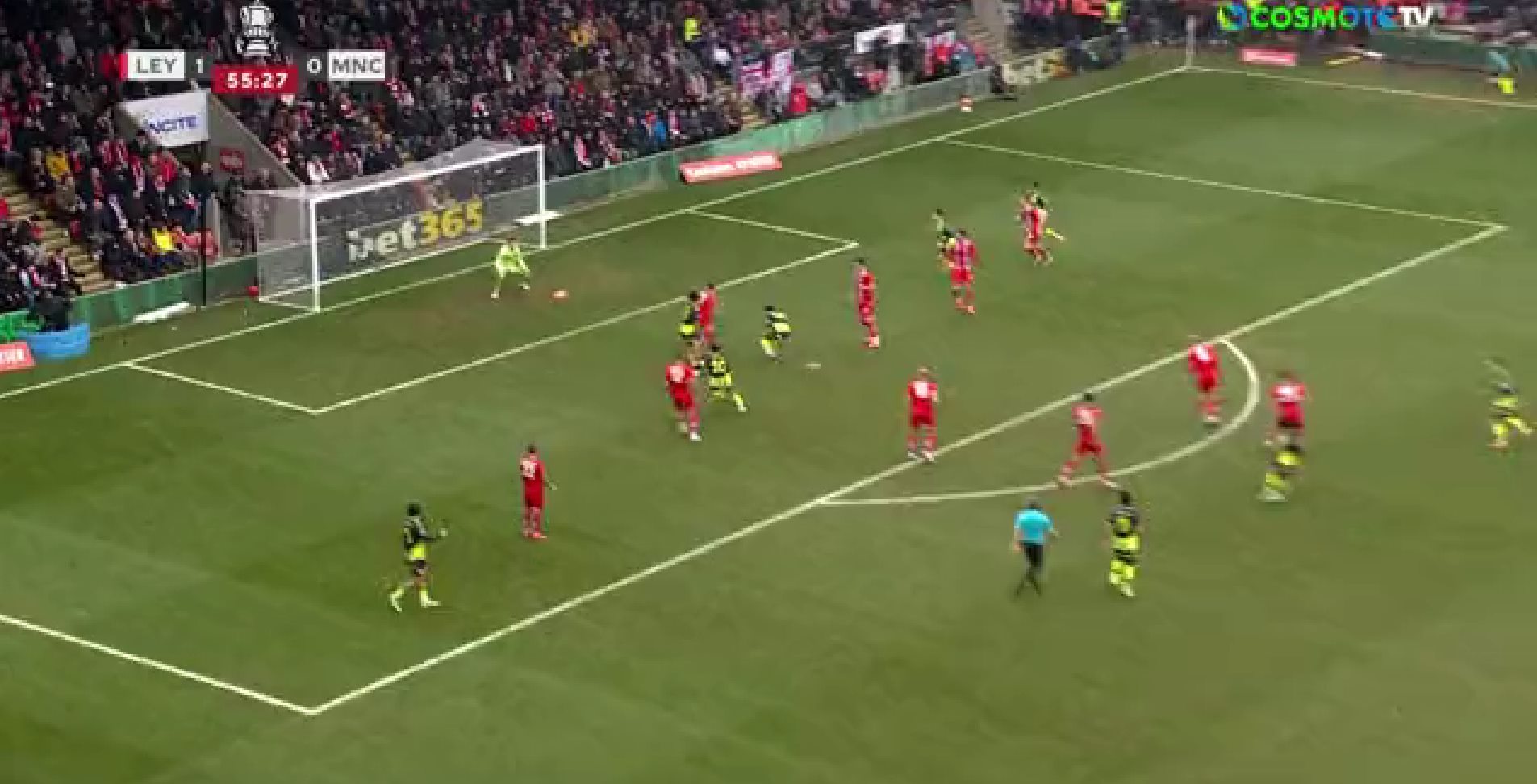 H Μάντσεστερ Σίτι ισοφαρίζει με καραμπόλα! (vid)