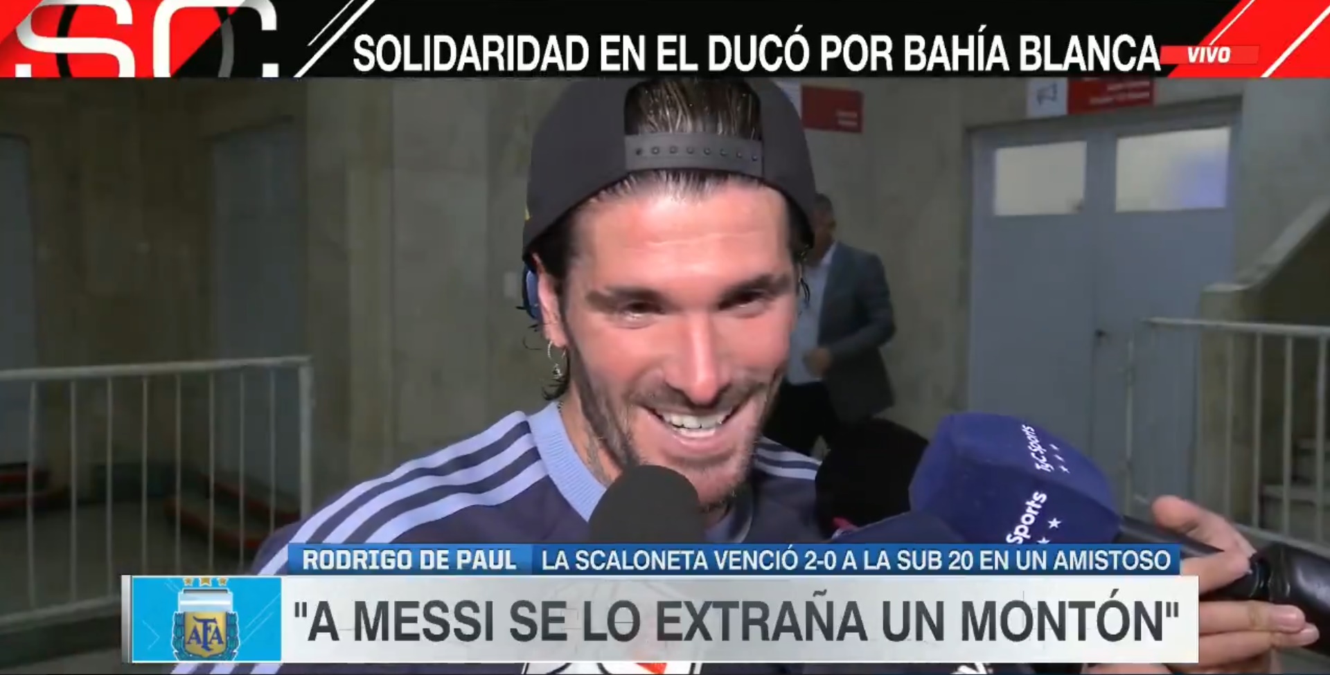 H ατάκα του Ντε Πολ δείχνει πόσο πολύ έλειψε ο Μέσι από την Αργεντινή! (vid)