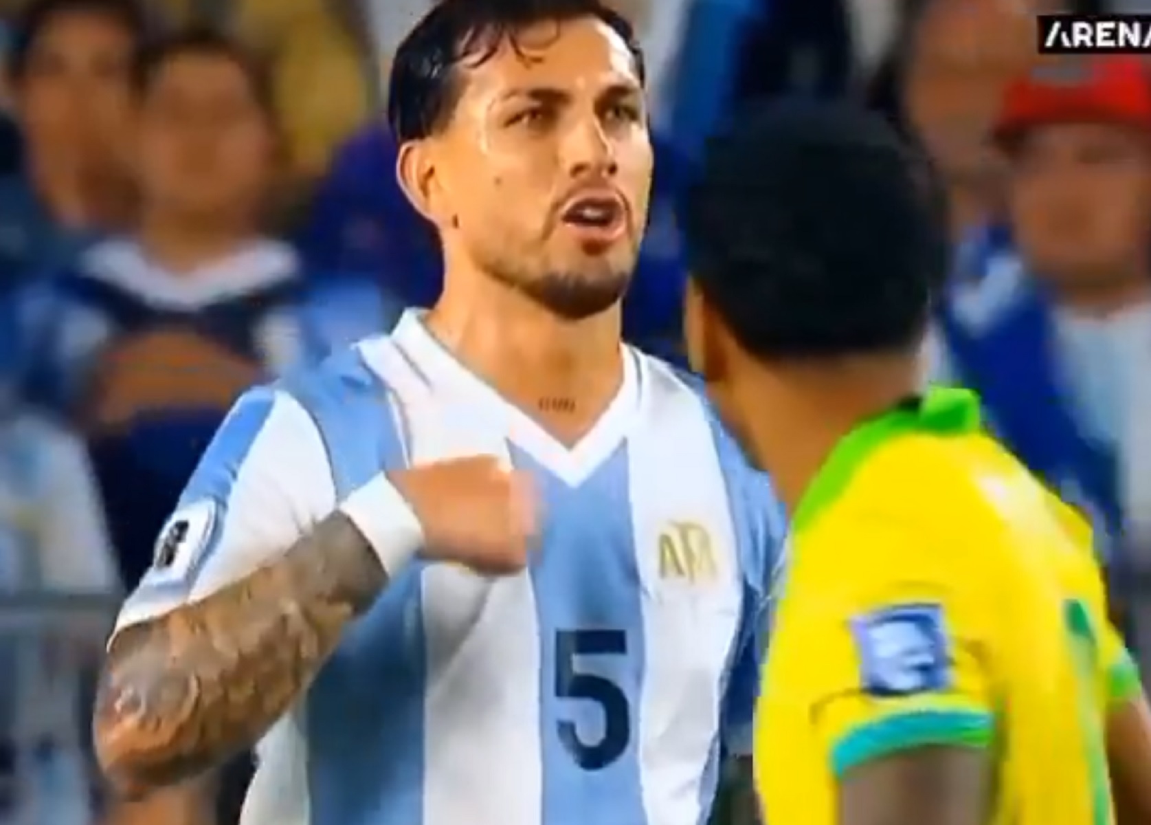 Αργεντινή – Βραζιλία: Ο Παρέδες τάπωσε με φαρμακερή ατάκα τον Ροντριγκό (vid)