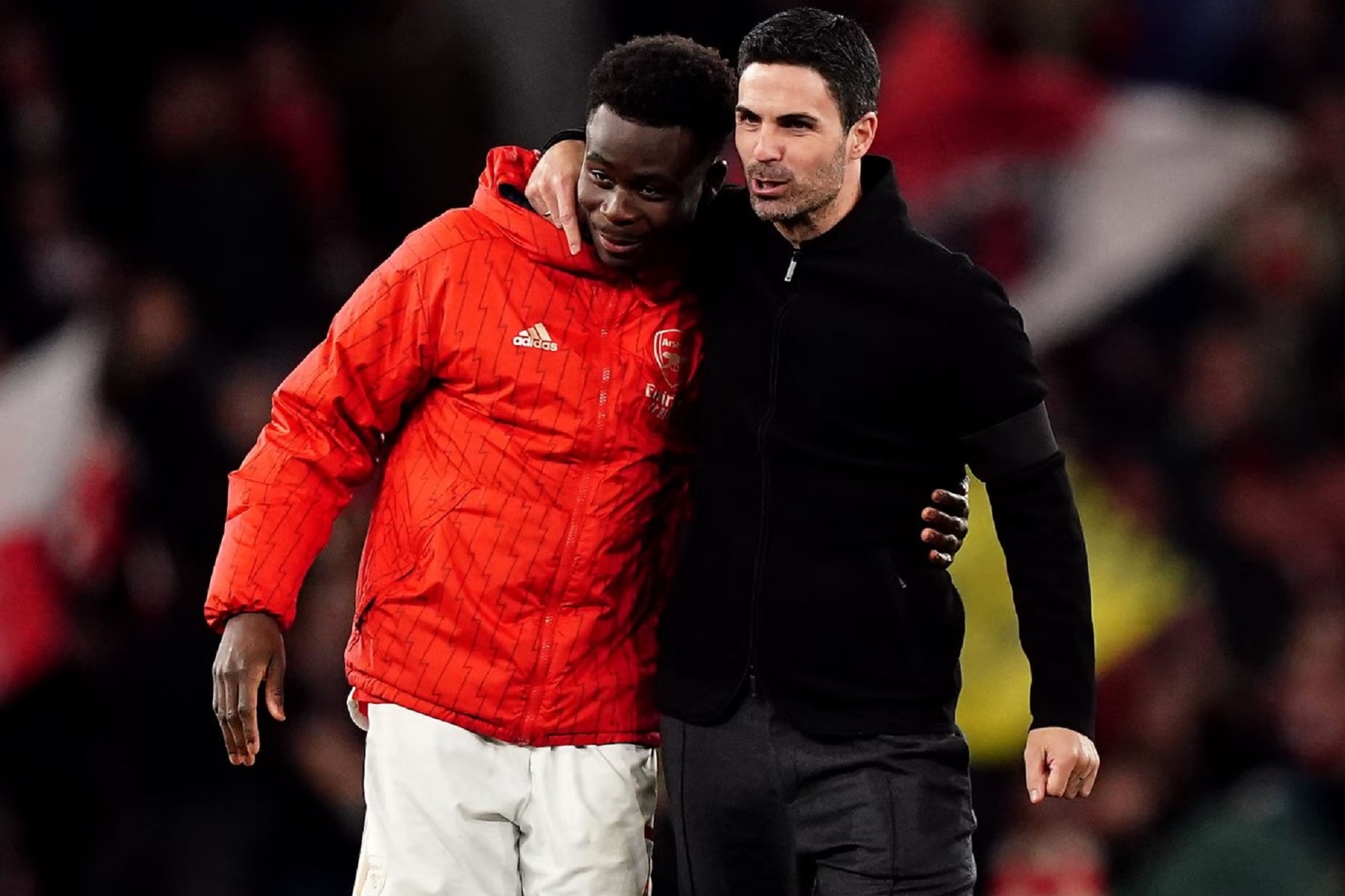 Ο Αρτέτα μοιράστηκε τα πιο ευχάριστα νέα για τον Σάκα!