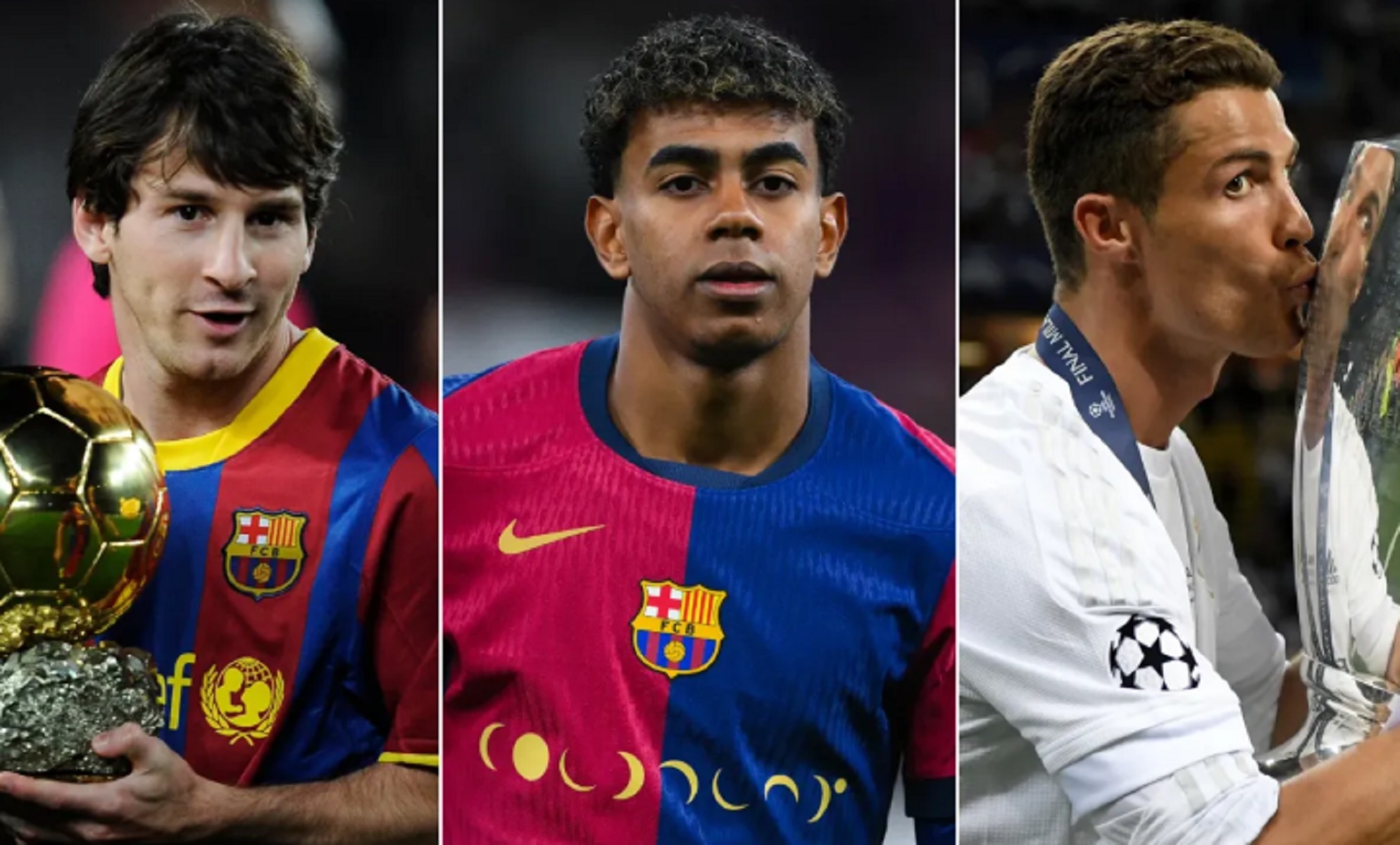 H χαοτική σύγκριση του Γιαμάλ με τους Μέσι – Κριστιάνο στα 17 τους (stats)