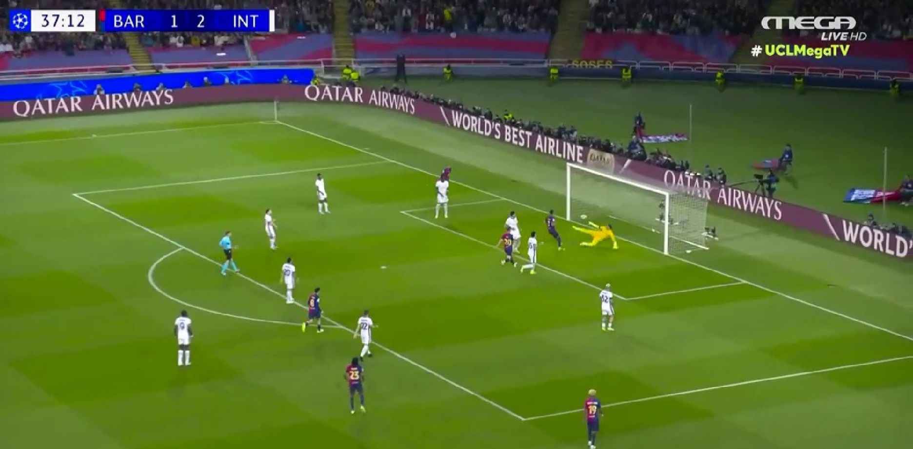 Μπαρτσελόνα εναντίον Ίντερ: Χάθηκε η μπάλα και 2-2 με τον Τόρες! (vid)