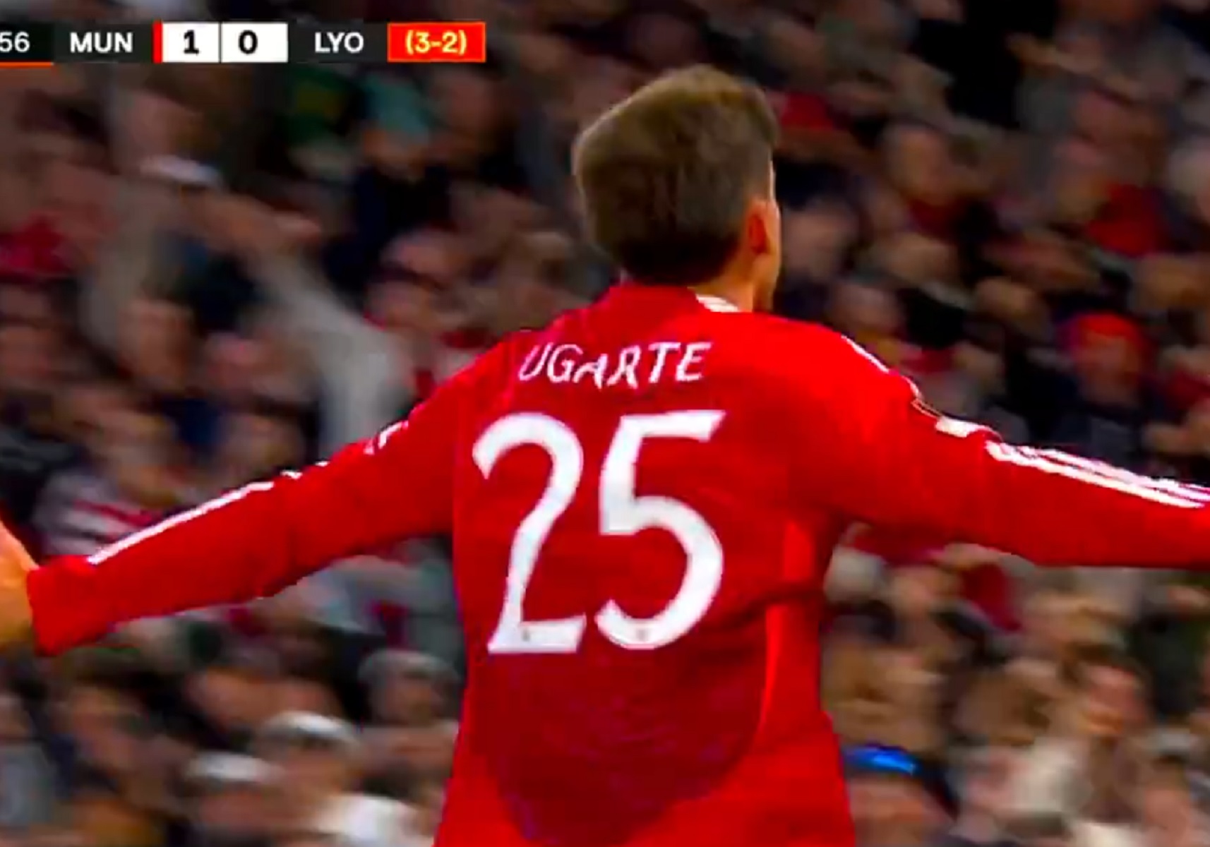 Η Γιουνάιτεντ έβαλε στα δίχτυα τη Λιόν με τον Ουγκάρτε (vid)