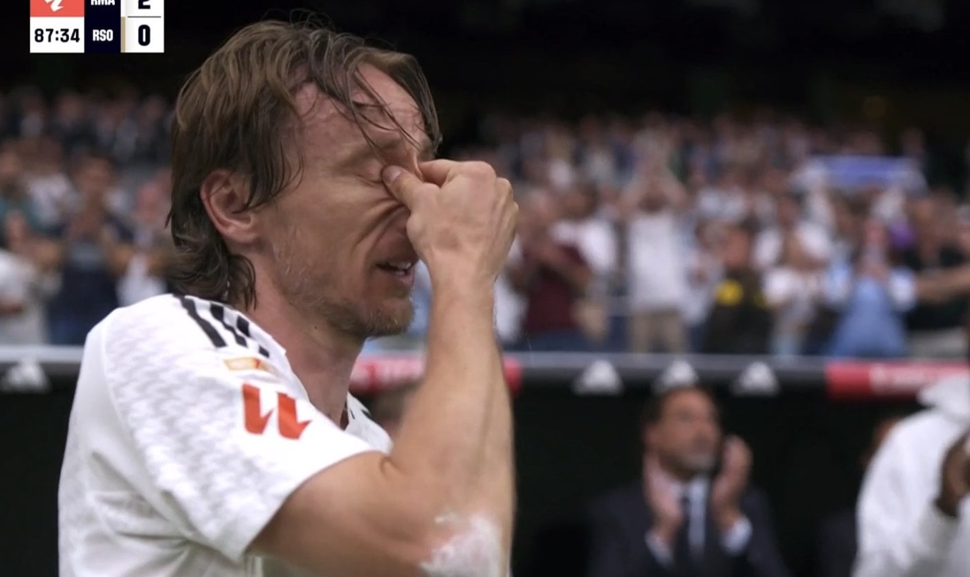 Ρεάλ Μαδρίτης: Τα δάκρυα του Μόντριτς στο φινάλε! (pics)