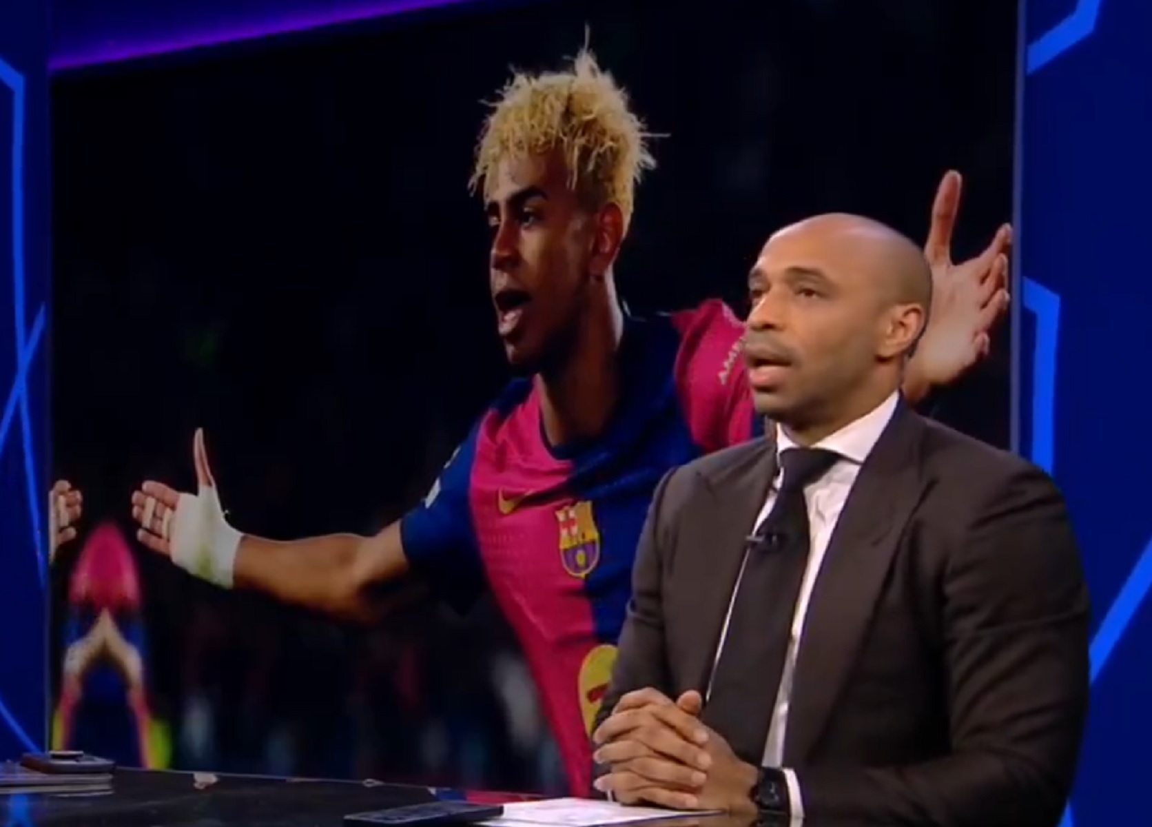 O Τιερί Ανρί υποκλίθηκε στον Λαμίν Γιαμάλ: Ζήτησε υπογεγραμμένη τη φανέλα του (vid)