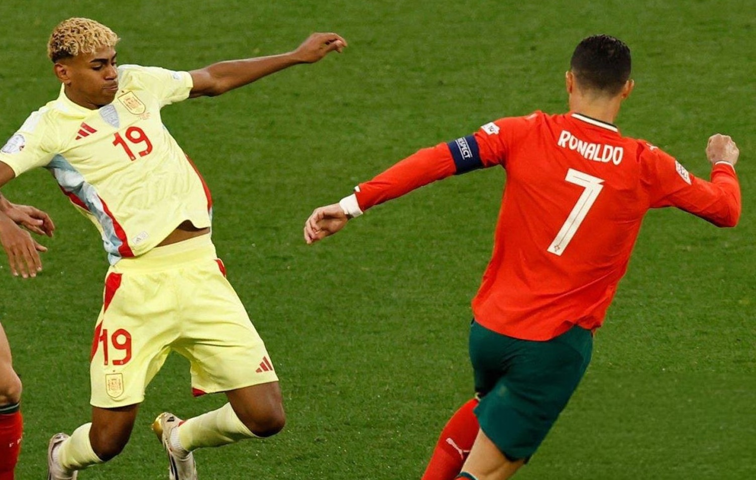 Ο Κριστιάνο πανηγύρισε έξαλλα το γκολ της Πορτογαλίας μέσα στα μούτρα των Ισπανών! (pic)