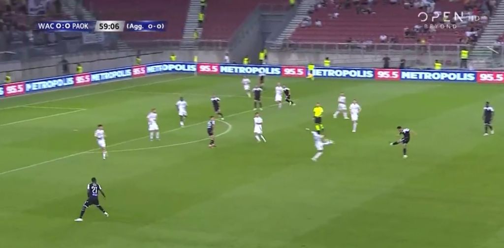 Παραλίγο να βάλει το γκολ της… ζωής του: Απίθανη ΣΟΥΤΑΡΑ από τον Μιχαϊλίδη! (vid)