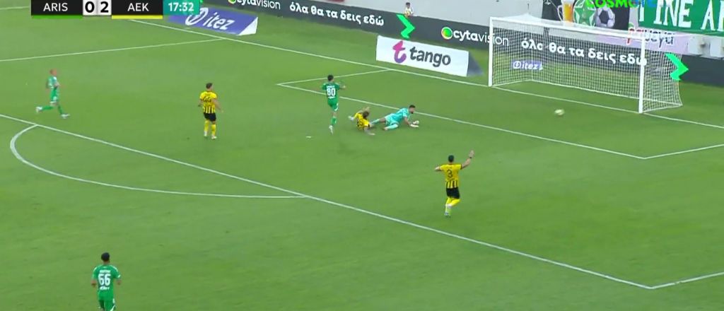 Η άμυνα της ΑΕΚ ακόμα κάνει… διακοπές: Τα δύο γκολ που δέχτηκε! (vids)