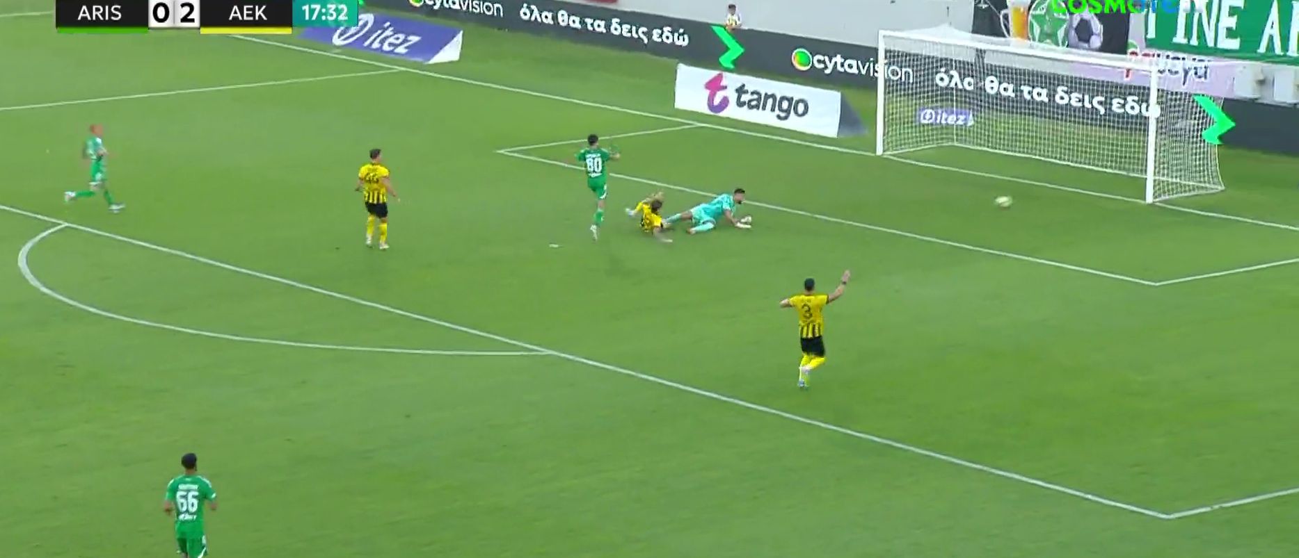 Η άμυνα της ΑΕΚ ακόμα κάνει… διακοπές: Τα δύο γκολ που δέχτηκε! (vids)