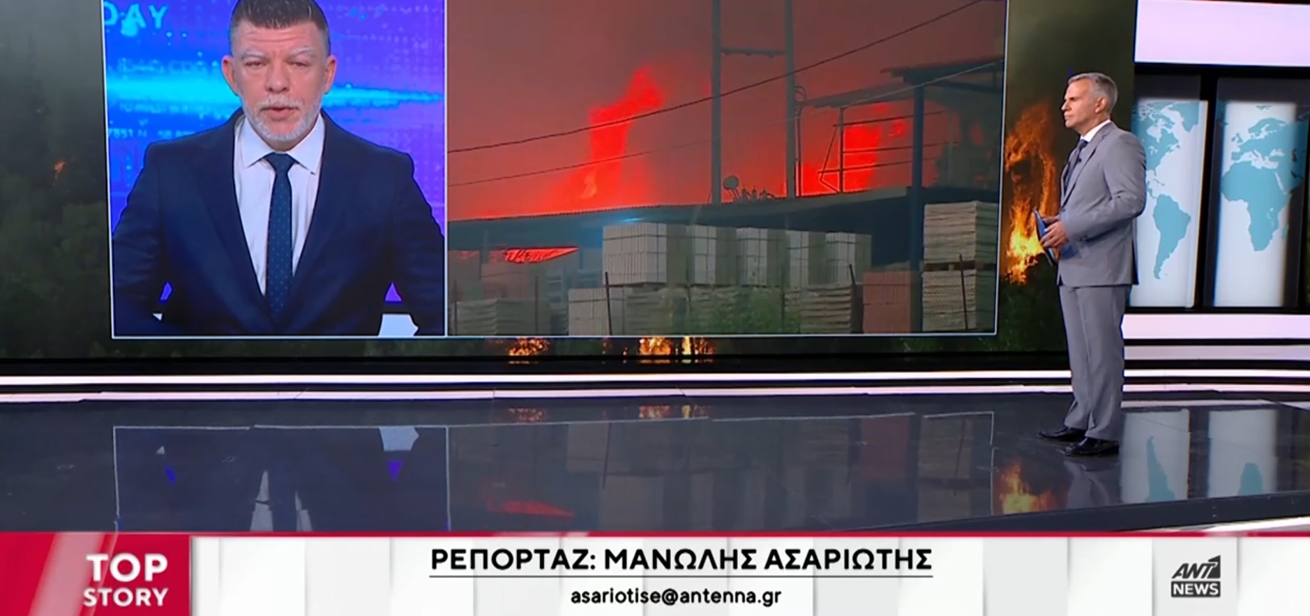 Δεκάδες χιλιάδες στρέμματα γης, αλλά και περιουσίες, έγιναν στάχτη (vid)