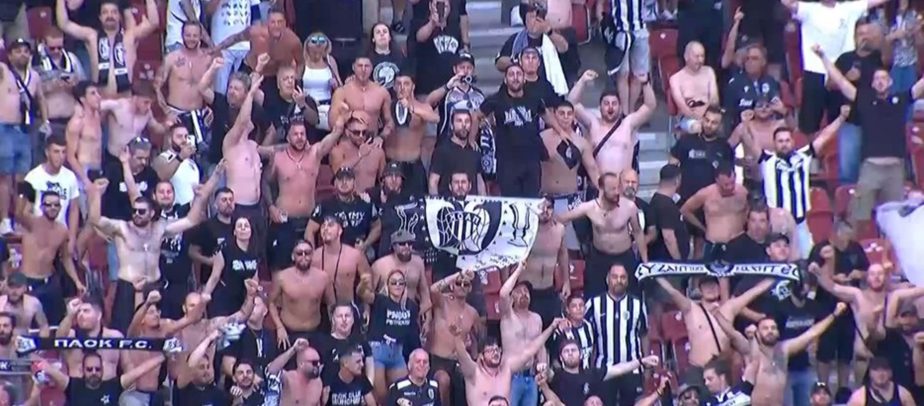 Αυτό θα πει… τρέλα: Οι οπαδοί του ΠΑΟΚ δείχνουν τι θα πει εξέδρα! (vid)