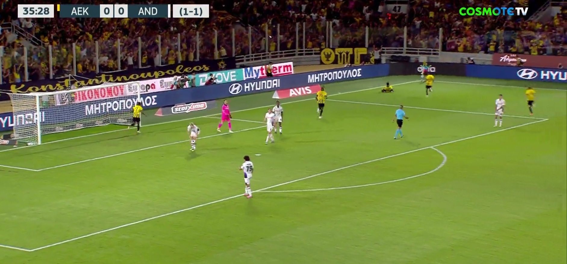 «Πύραυλος» από τον Κοϊτά και 1-0 η ΑΕΚ! (vid)