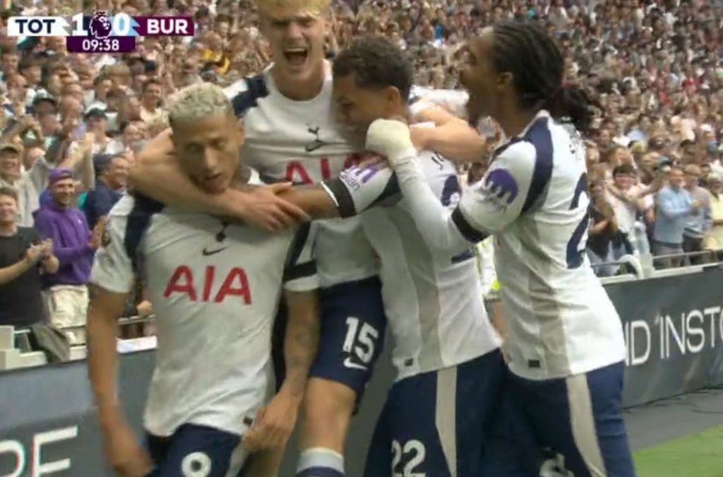 «Σπιρουνάτος» Ριτσάρλισον: Το πρώτο γκολ της σεζόν για την Τότεναμ (vid)