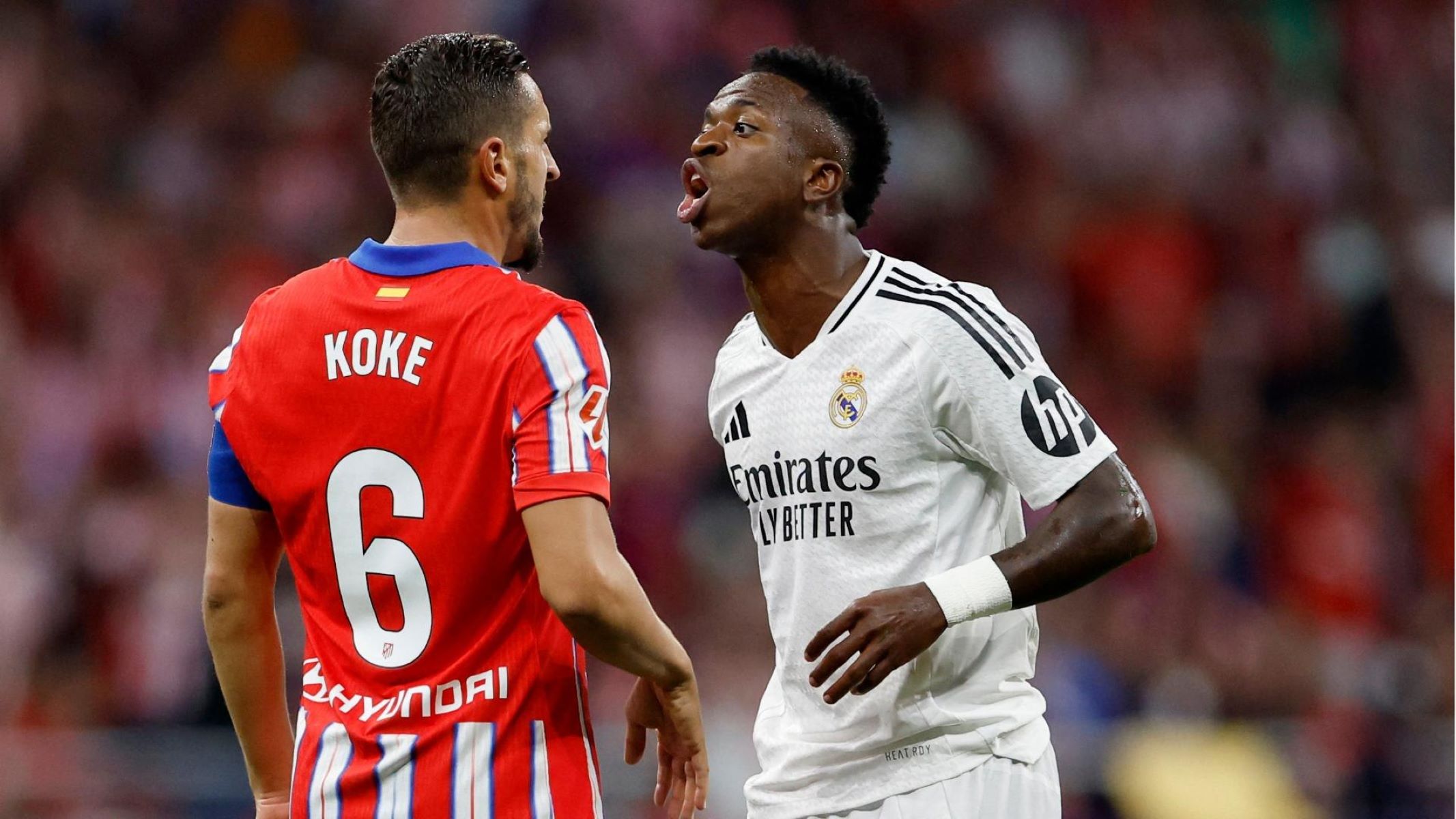 To εμετικό πανό των οπαδών της Ατλέτικο για τον Βινίσιους Τζούνιορ (pic)