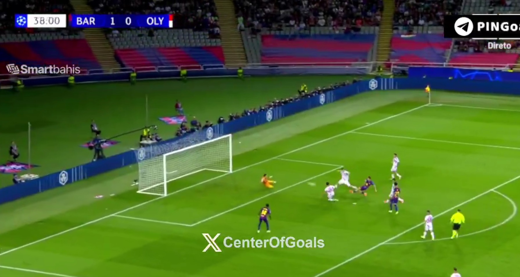 Ασταμάτητη η Μπαρτσελόνα και ο Λόπες: 2-0 κόντρα στον Ολυμπιακό! (vid)