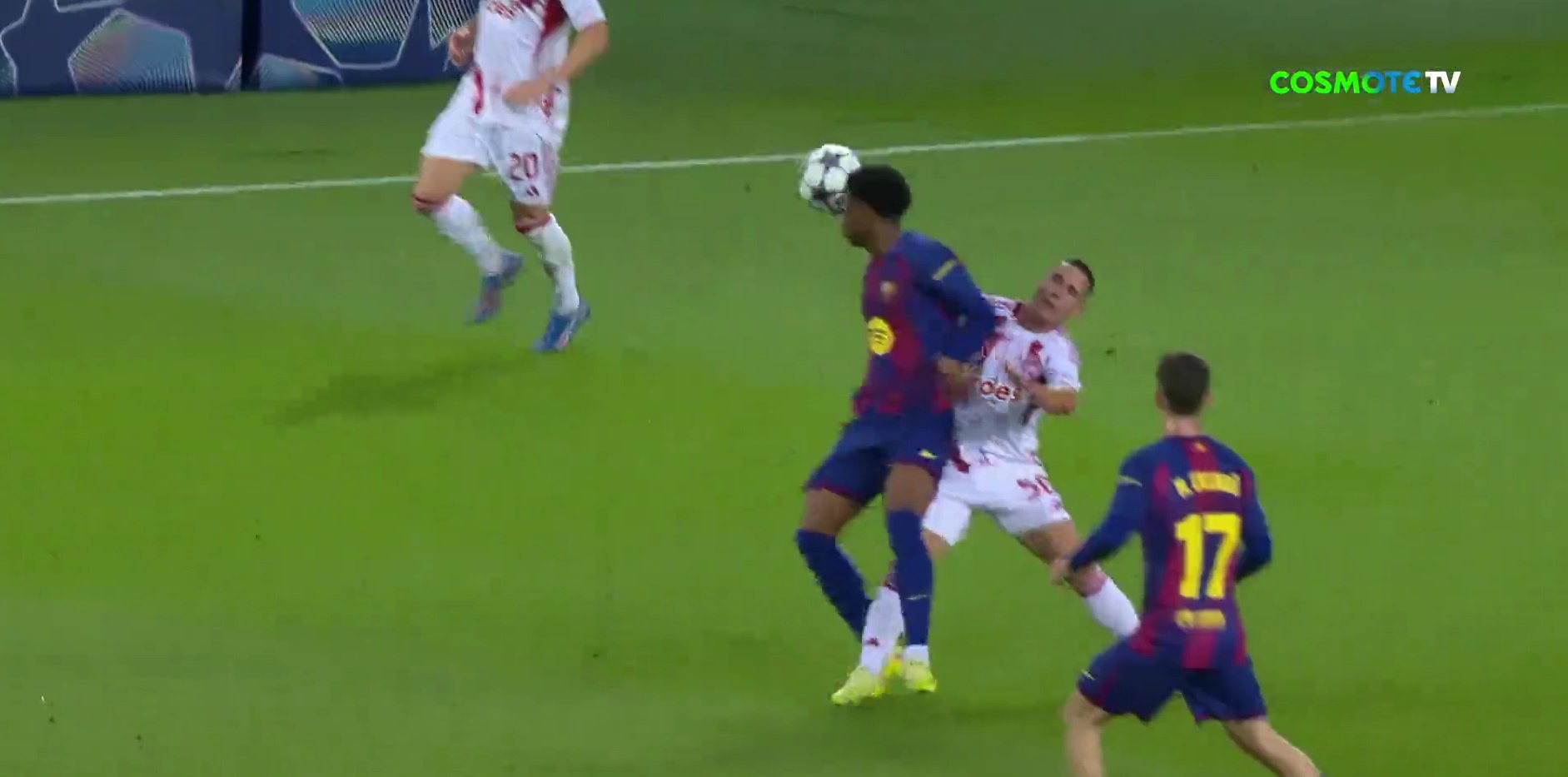 Απαράδεκτη κίνηση από τον Μπαλντέ: Με αγκωνιά «ξέρανε» τον Ποντένσε! (vid)